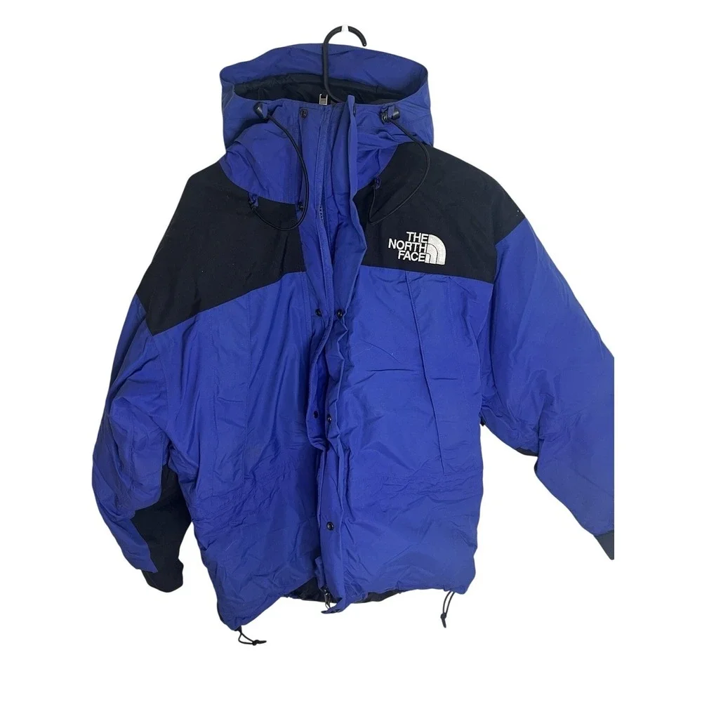 VTG The North Face Men's Medium Blue Snow Coat Gore-Tex Goose PTFE Down‎